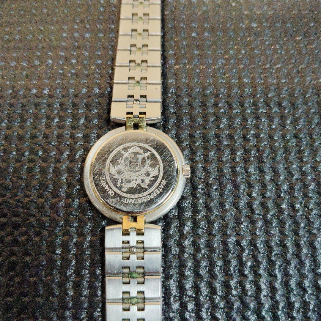 HERMES 電池交換済 シルバー/ゴールド　プロフィール