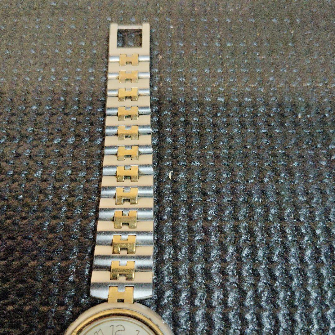 HERMES 電池交換済 シルバー/ゴールド　プロフィール