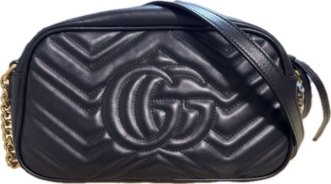 【ひーさん専用】GUCCI GGマーモント　スモールカメラバッグ