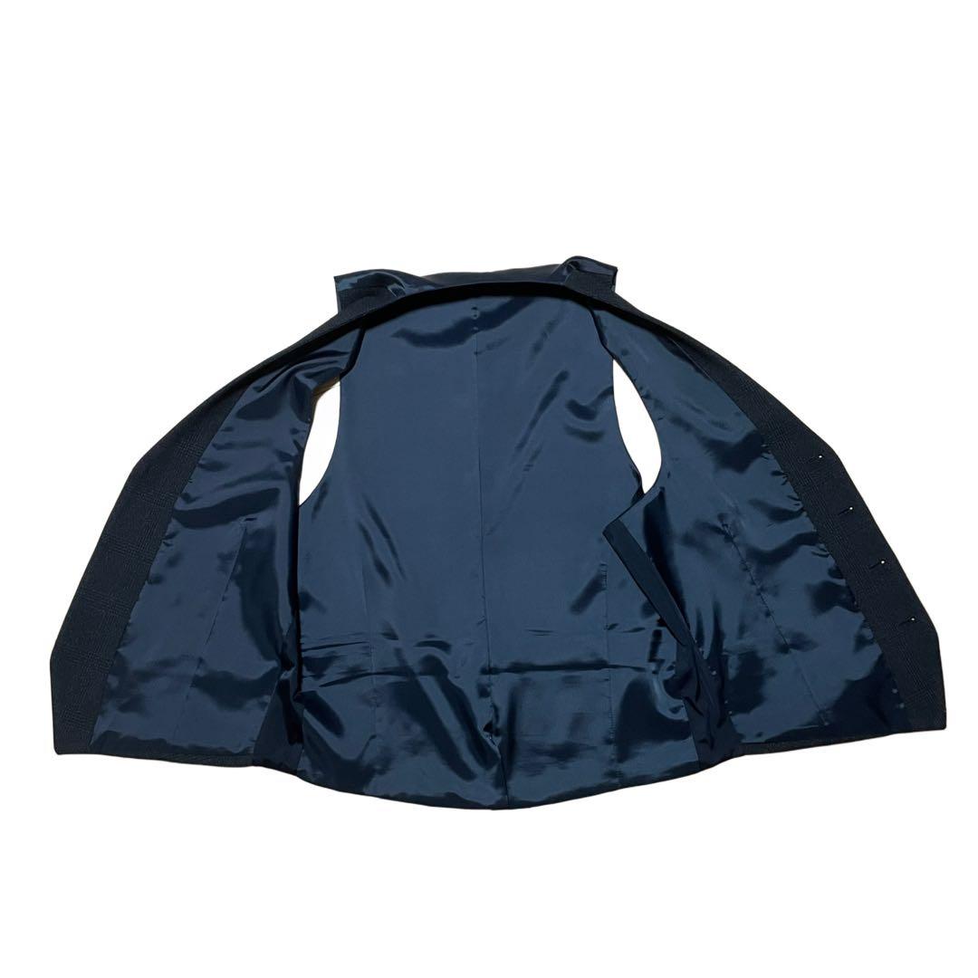 【美品】スーツセレクト スーツ グレー スリーピース A7 チェック柄