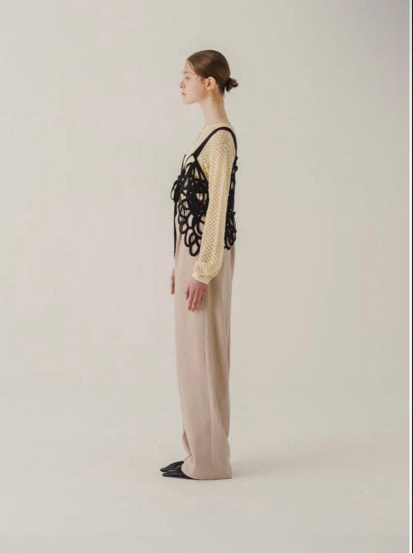 トップス EMBROIDERY CORD VEST