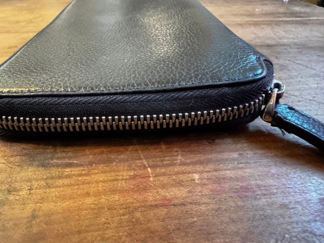 Montblanc ブラック レザー 財布　トラベル　ペン差し付き　証明書有り