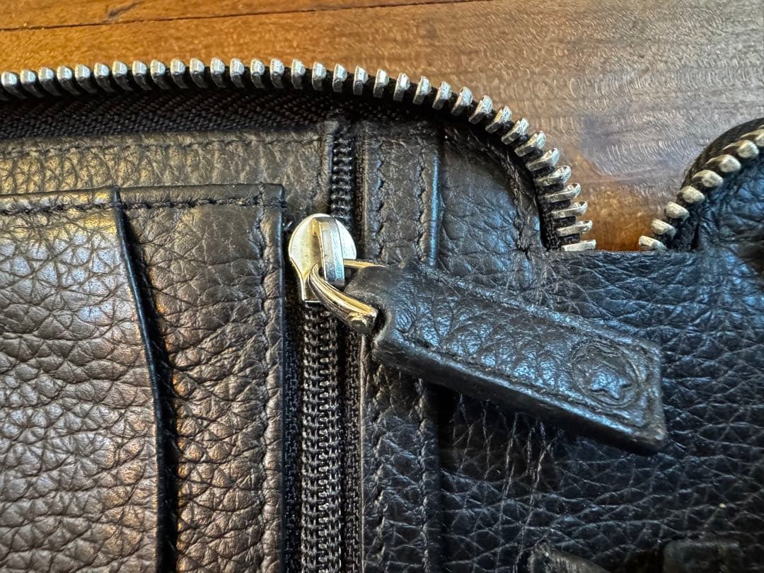 Montblanc ブラック レザー 財布　トラベル　ペン差し付き　証明書有り