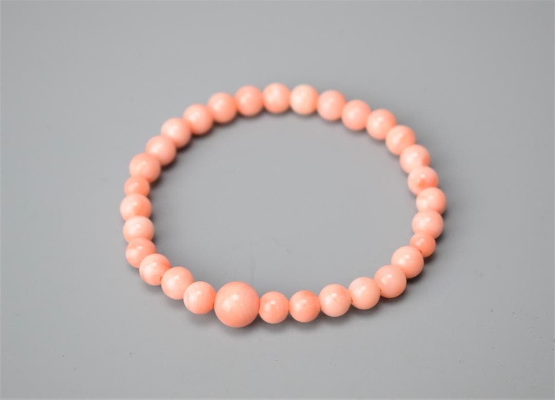 腕輪念珠　ブレスレット　深海サンゴ