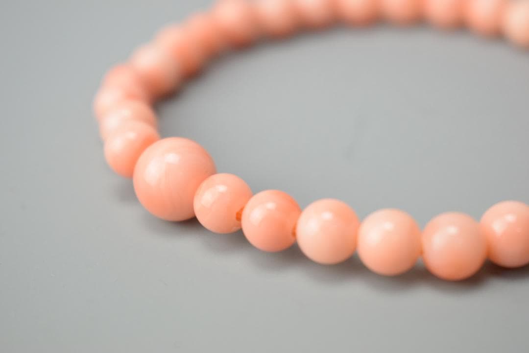 腕輪念珠　ブレスレット　深海サンゴ