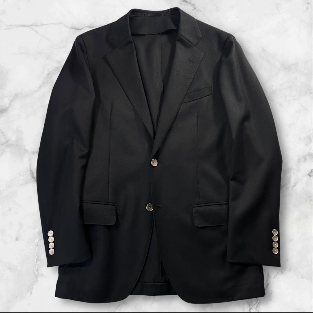 極美品 TOMORROWLAND×BISHU 銀釦 2BテーラードジャケットXL