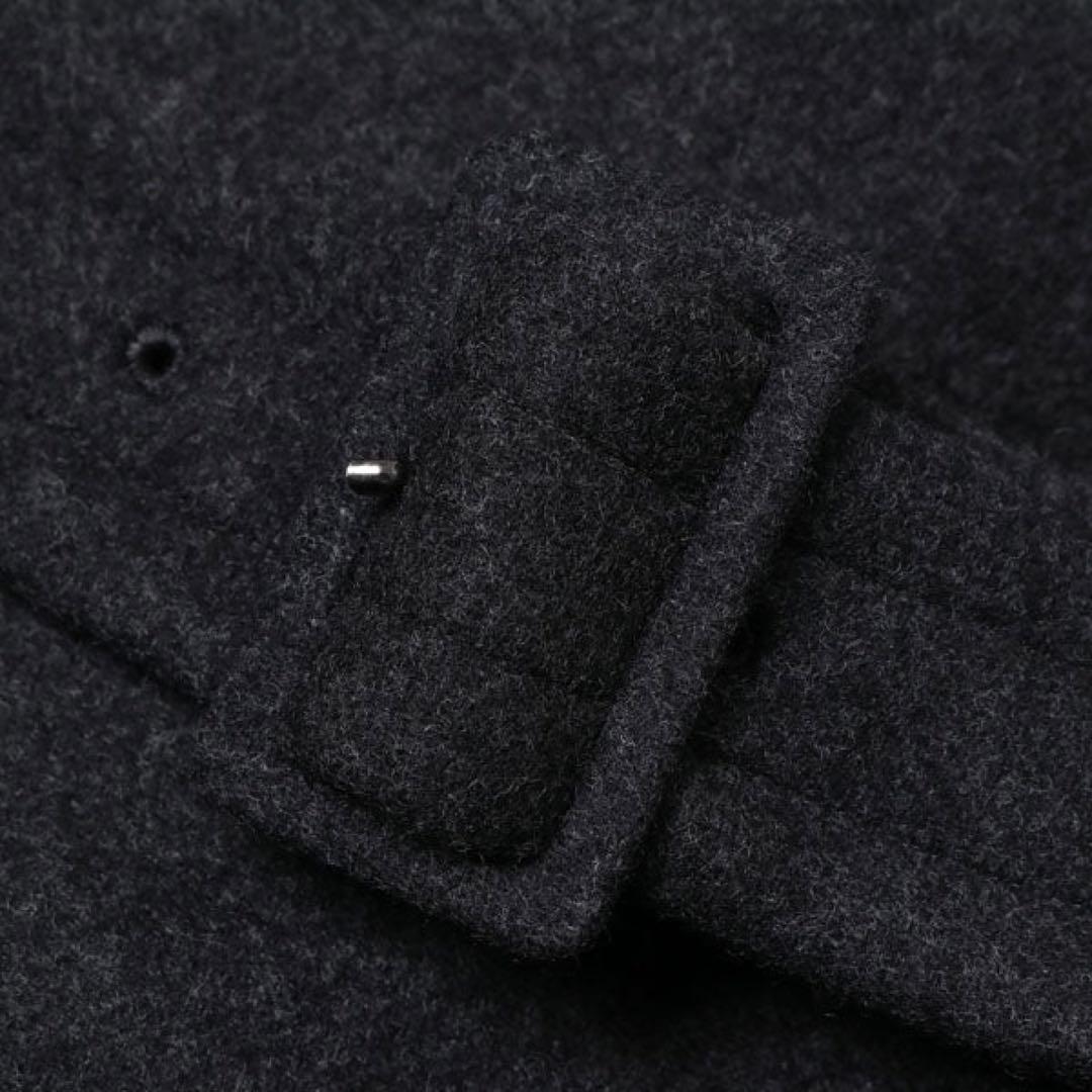 AURALEE LIGHT MELTON DOUBLE-BREASTED コート