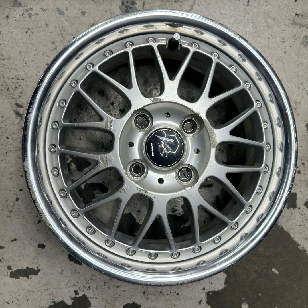 虎*様 WORK ワーク VS XX 14インチ 5J +45 PCD100 4