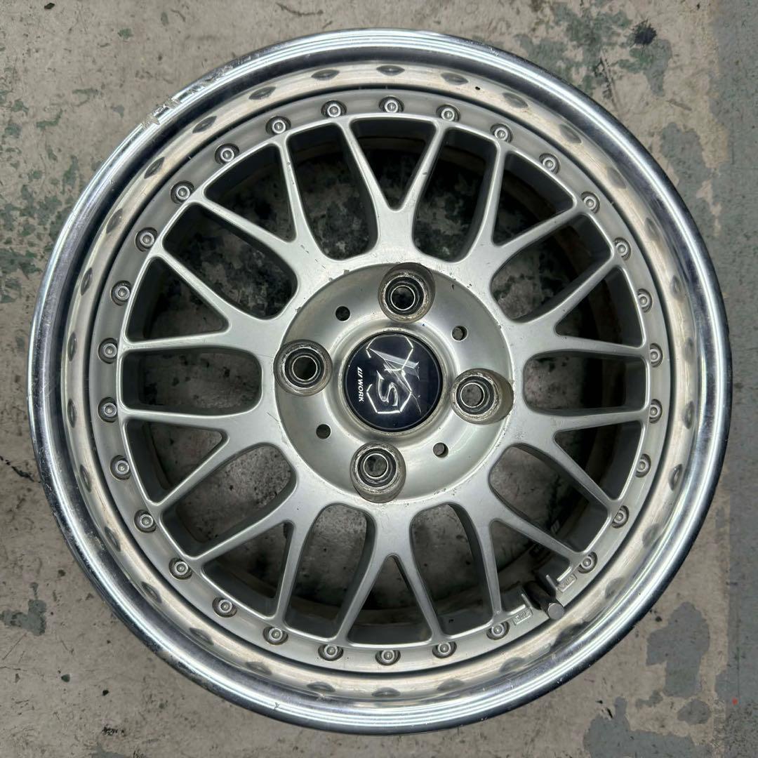 虎*様 WORK ワーク VS XX 14インチ 5J +45 PCD100 4