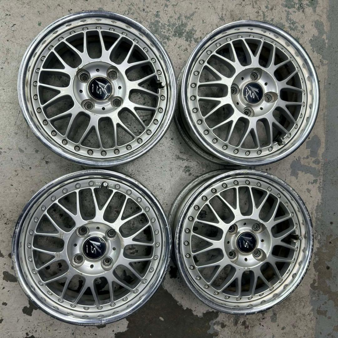 虎*様 WORK ワーク VS XX 14インチ 5J +45 PCD100 4