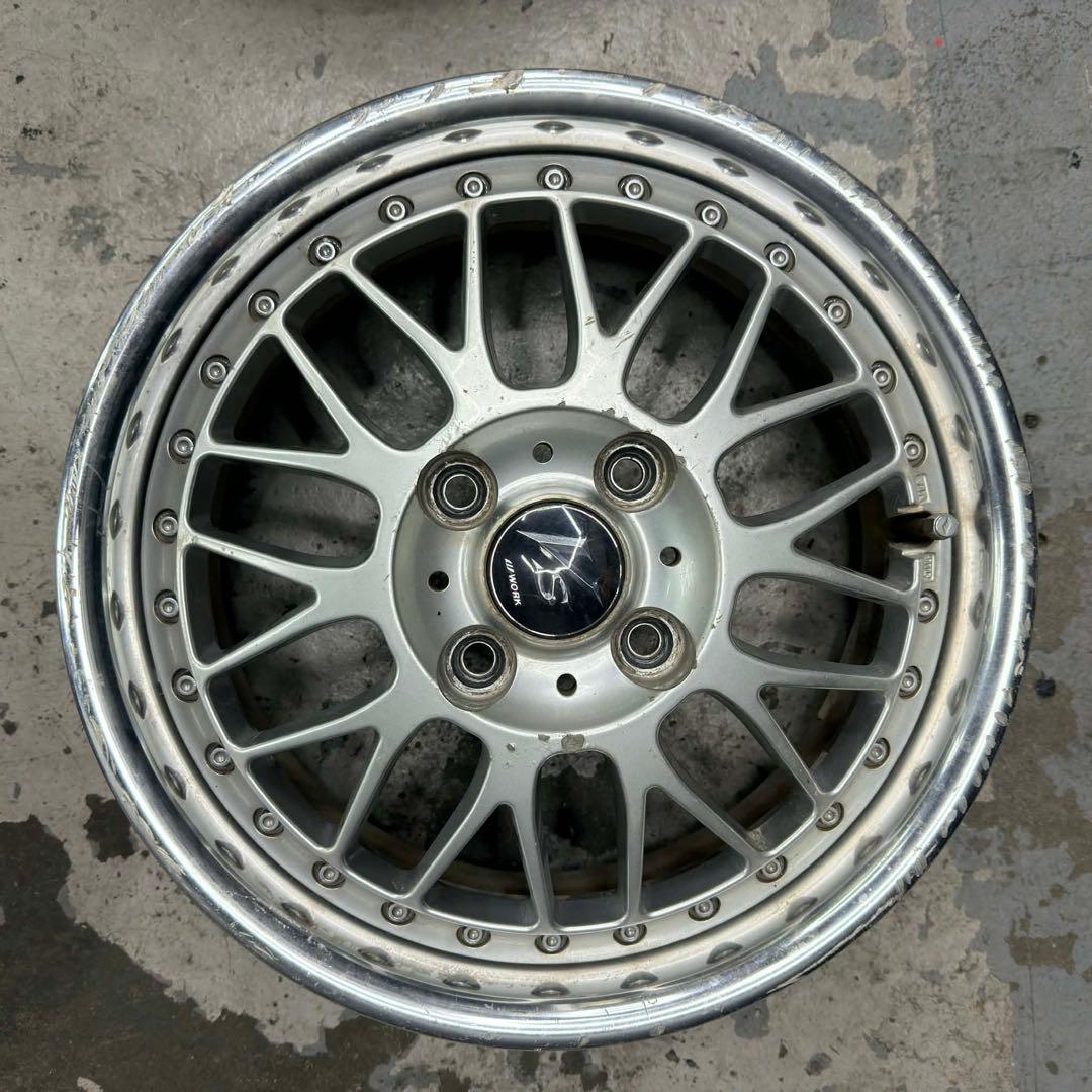 虎*様 WORK ワーク VS XX 14インチ 5J +45 PCD100 4