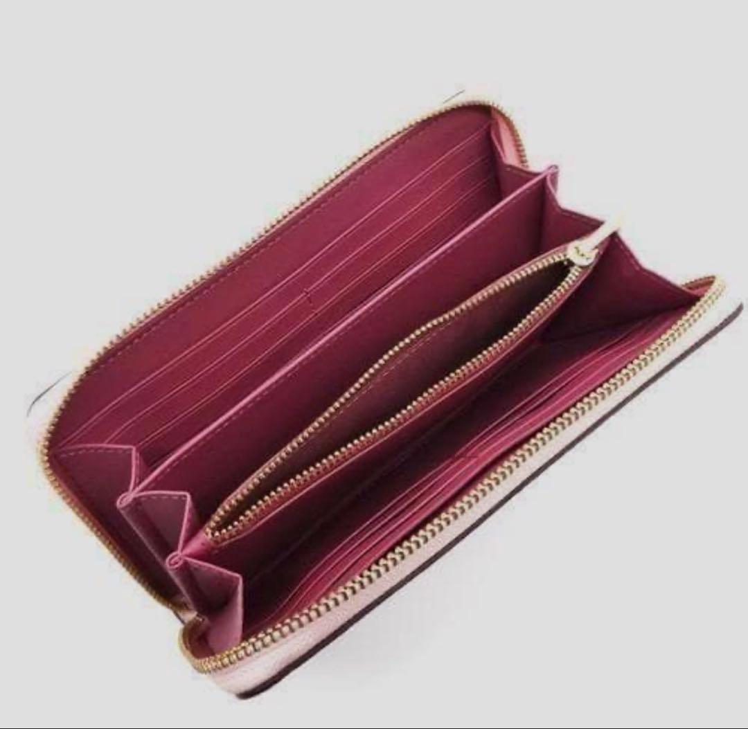 コーチ COACH 財布 長財布 新作 新品 シグネチャーパウダーピンク