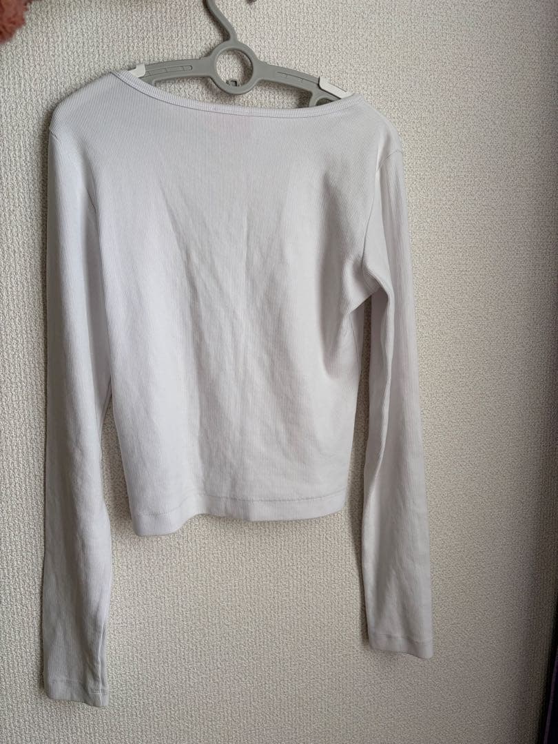 DIESEL ホワイト 長袖 Tシャツ