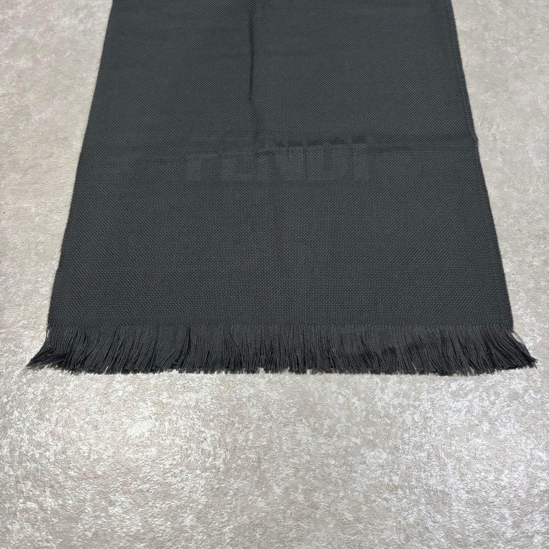 FENDI マフラー グレー ウール