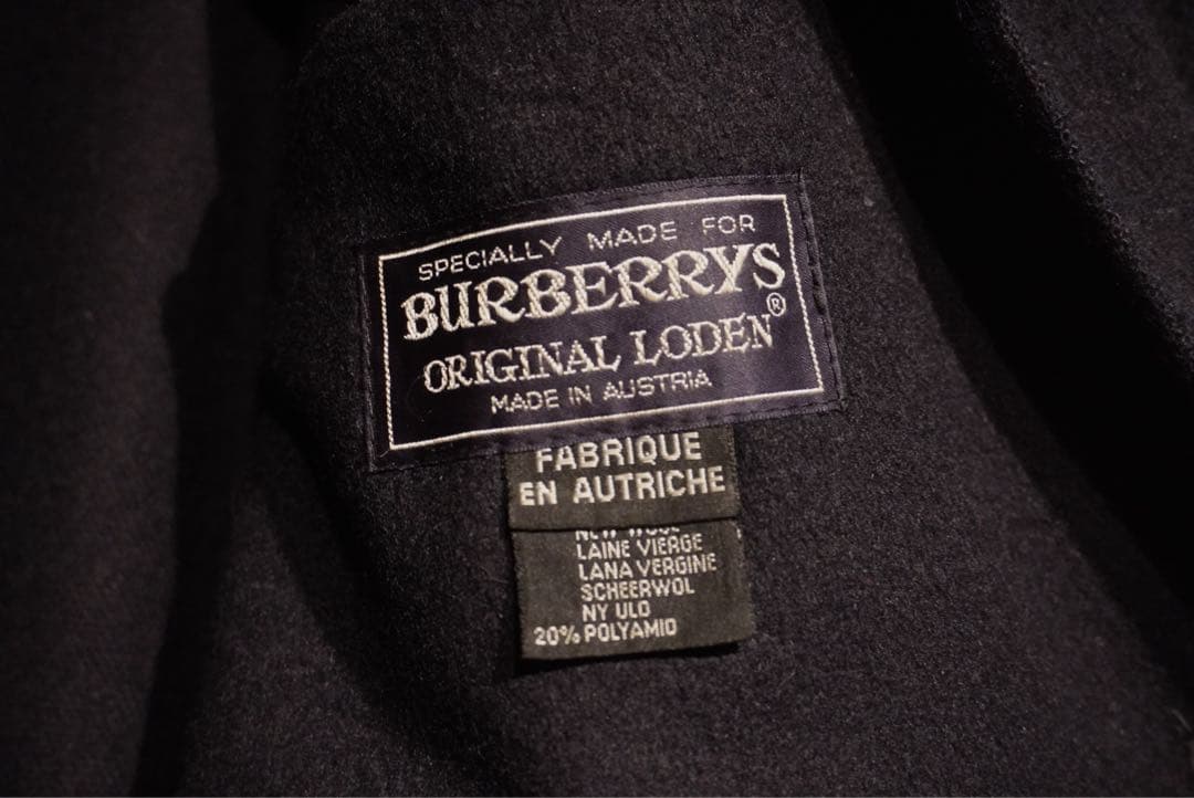 75s vintage Burberry's loden coatオーストリア製