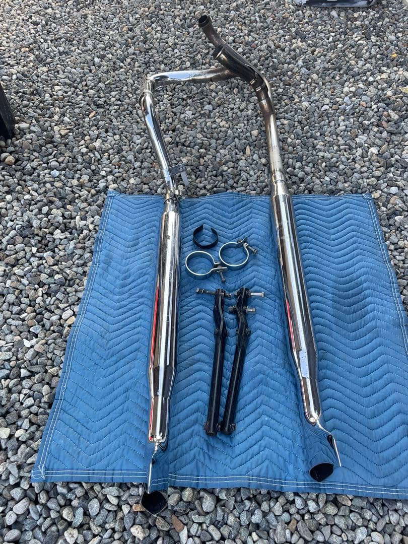 ハーレー　ショベル　マフラー　FLH チョロスタイル