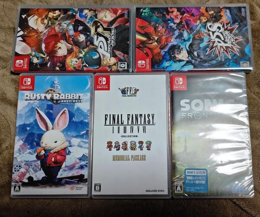 Nintendo Switch 新品ソフト 5本セット