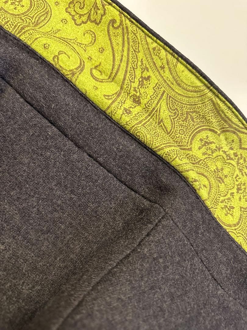 ETRO エトロ コート　ロングコート グレー　サイズ48