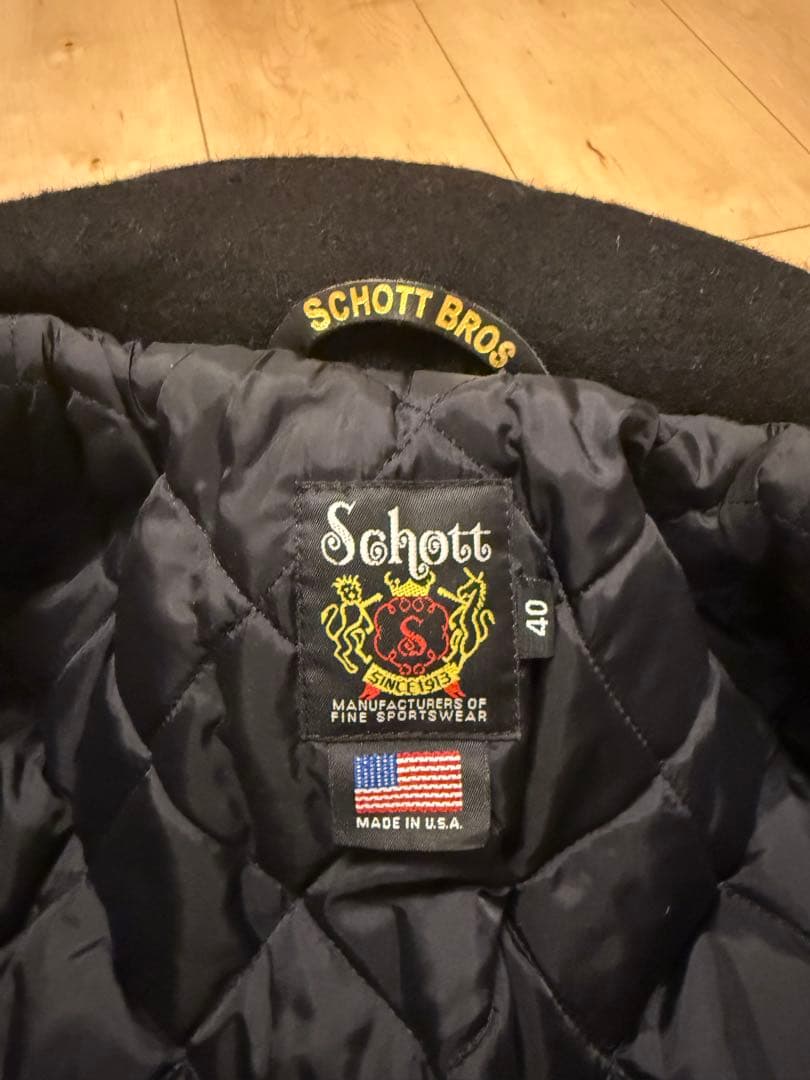 Schott ウールピーコート 40