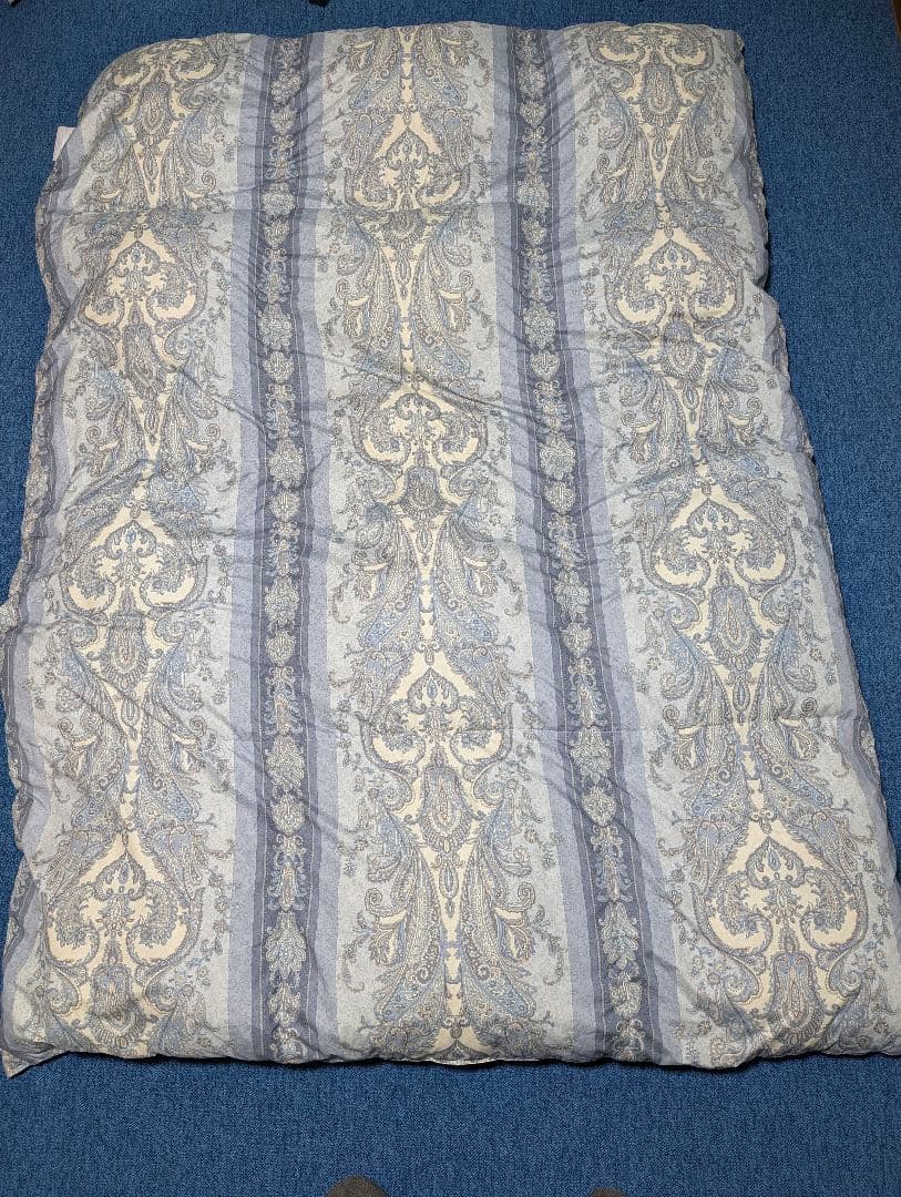 タンスのゲン羽毛布団 シングル 1.3kg ホワイトグースダウン93％ 日本製