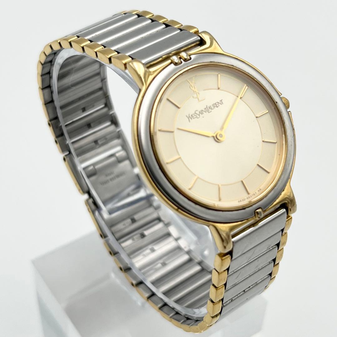 稼動品 メンズ イヴサンローラン コンビYSL 4620-E62267 腕時計