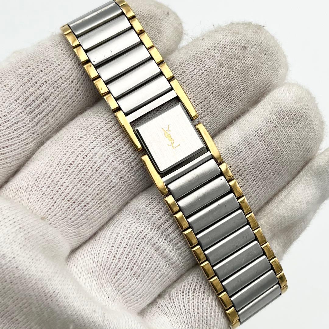 稼動品 メンズ イヴサンローラン コンビYSL 4620-E62267 腕時計