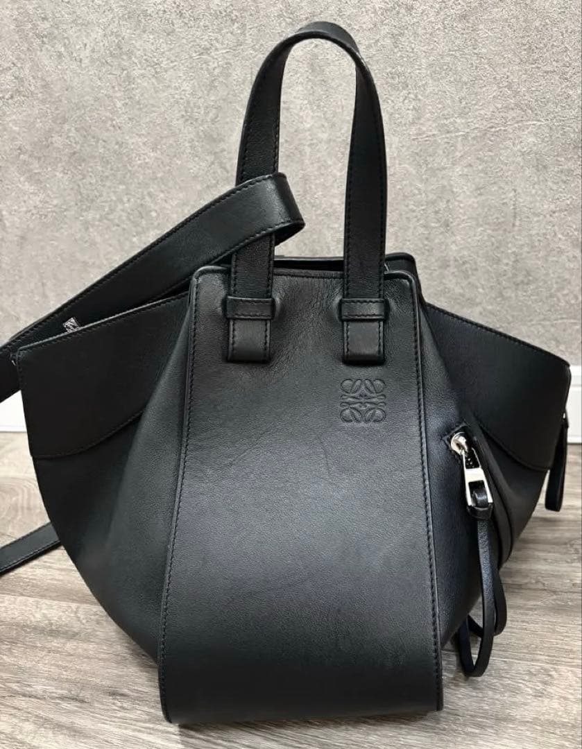 LOEWE ロエベ　ハンモック　ブラック　トートバッグ
