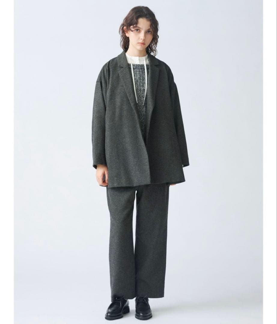 メリッサ　mizuiro ind テーラードジャケット チャコールグレー