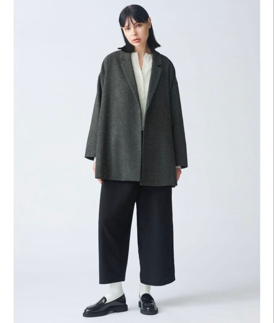 メリッサ　mizuiro ind テーラードジャケット チャコールグレー