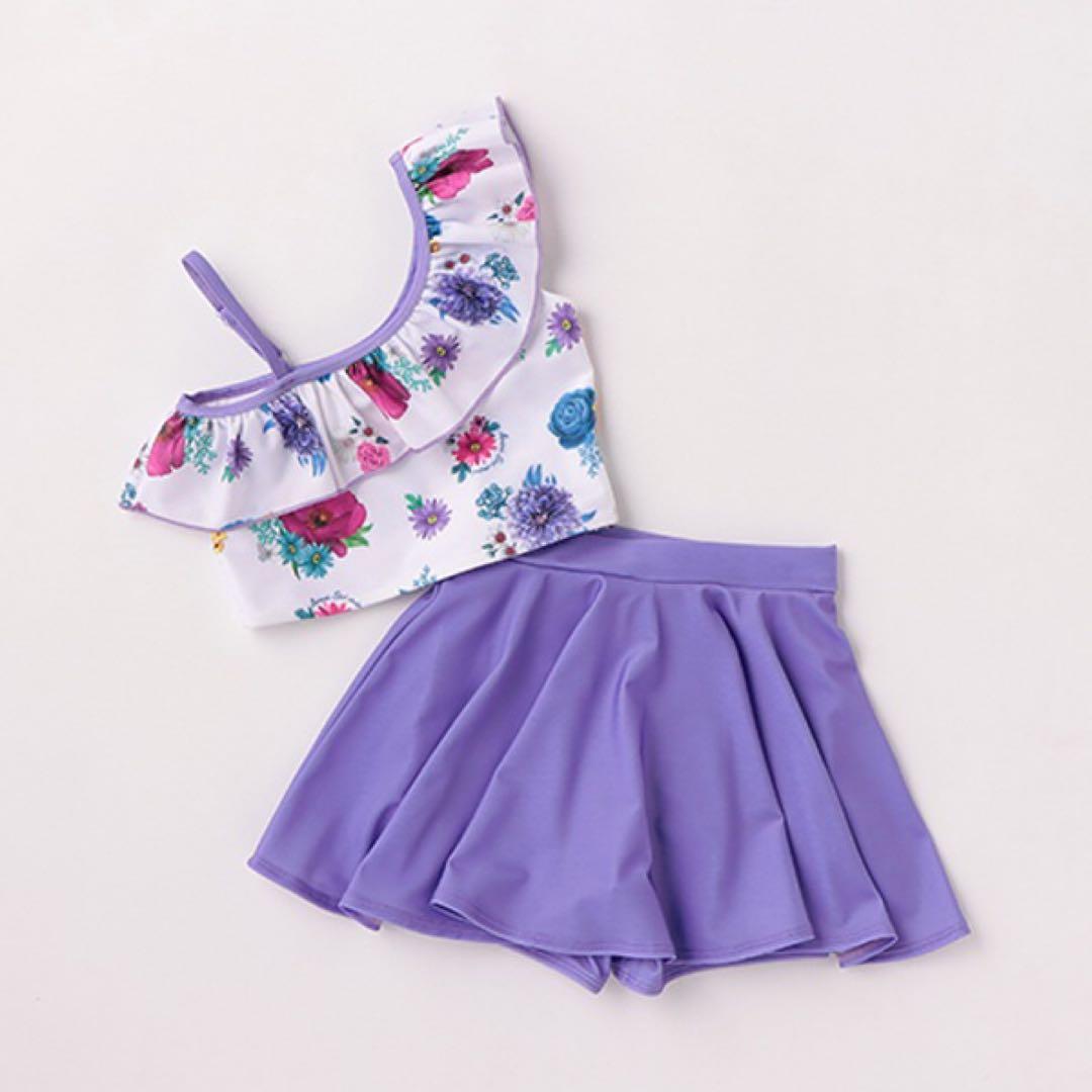 新品タグ付 130 アナスイミニ  セパレート水着 & ラッシュガード  セット