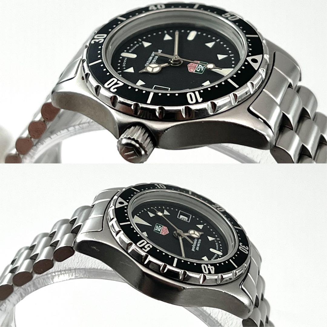 美品✨　タグホイヤー　プロフェッショナル　973.008 ブラック　シルバー