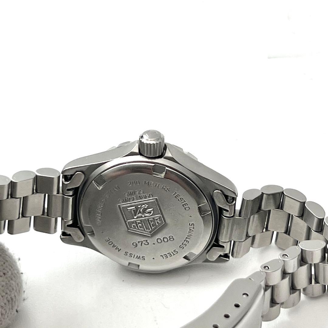 美品✨　タグホイヤー　プロフェッショナル　973.008 ブラック　シルバー