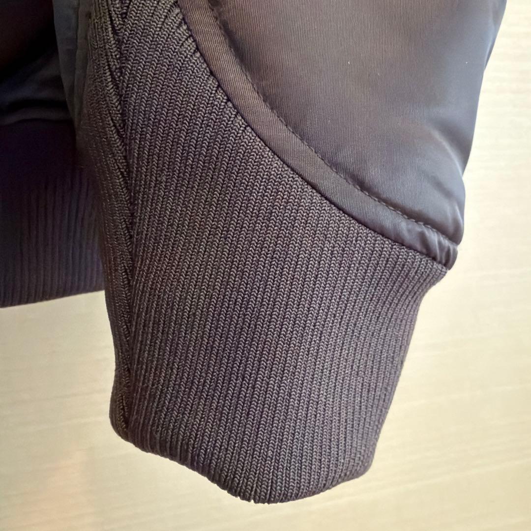 ユニクロ +J ハイブリッドダウンオーバーサイズMA-1ブルゾン グレー