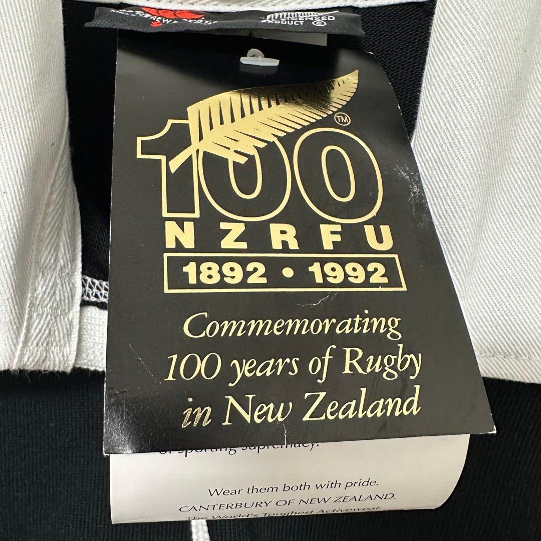 Canterbury カンタベリー　オールブラックス　100周年記念ラガーシャツ