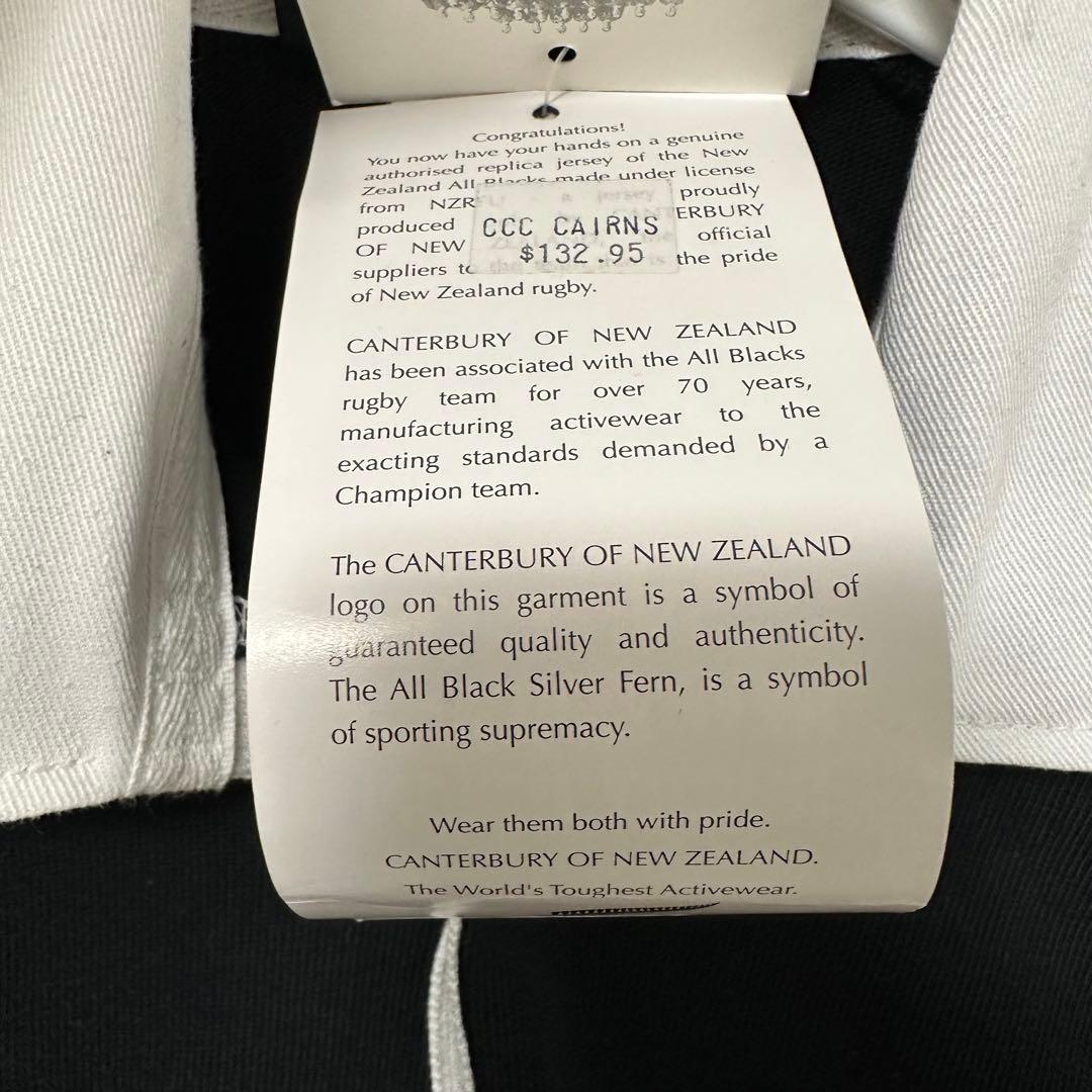 Canterbury カンタベリー　オールブラックス　100周年記念ラガーシャツ