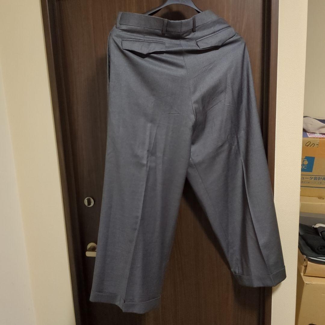 diorディオールグレー シングルブレスト スーツジャケット44