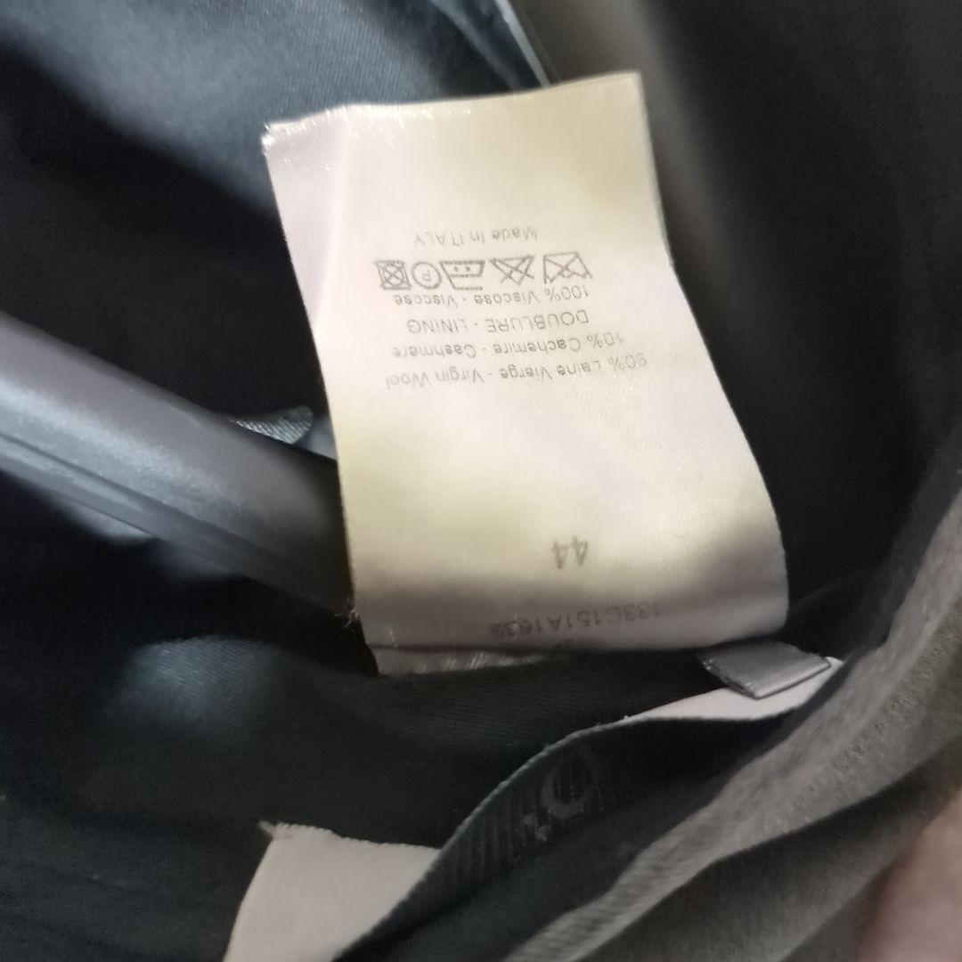 diorディオールグレー シングルブレスト スーツジャケット44