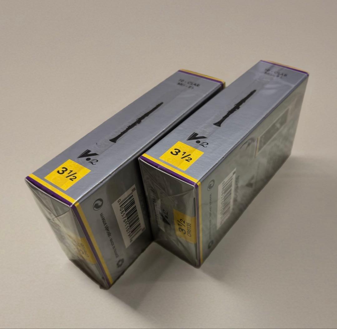 VANDOREN Eb クラリネットリード　V12 (3半) 10枚×２箱