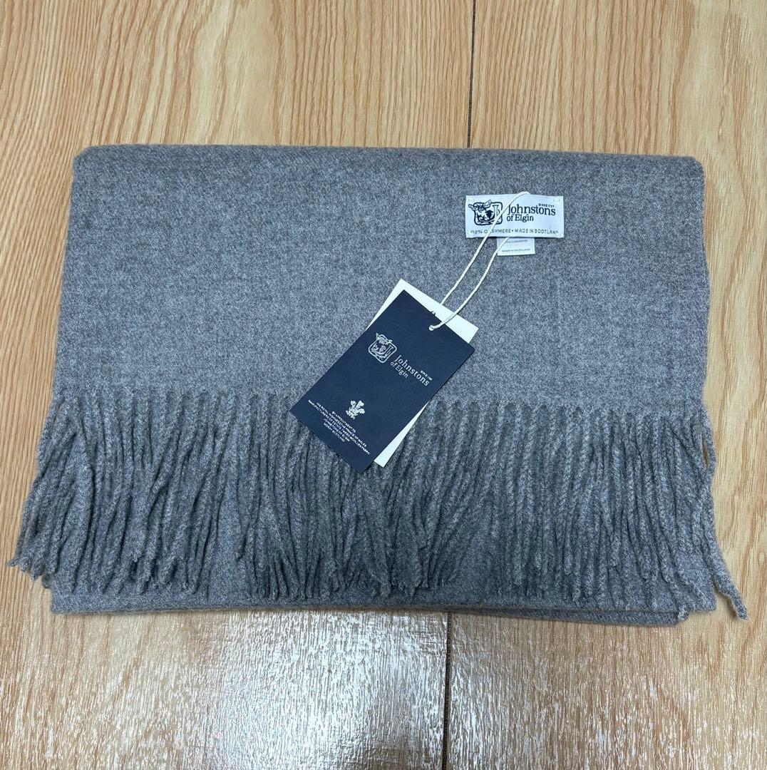 蓮*子様 JOHNSTONSジョンストンズ カシミア 大判ストール マフラー グ