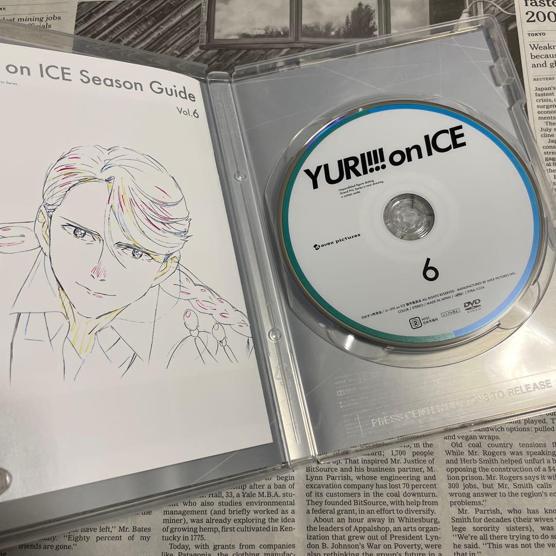 ユーリ!!! on ICE 全6巻 DVD版　YURI!!! on ICE 全巻