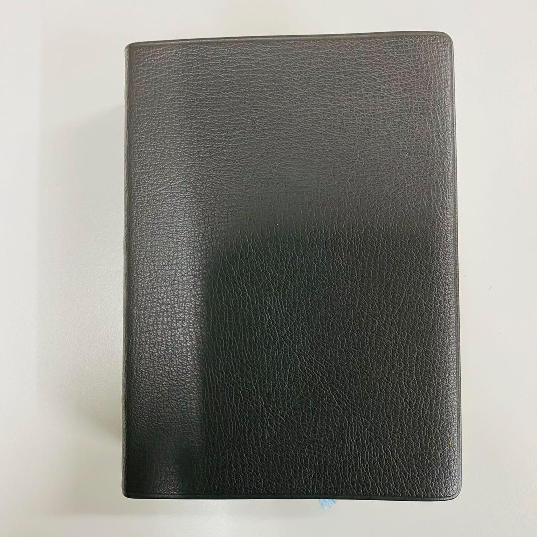 希少　美品　聖書 新改訳 第3版　小型　黒色レザー調