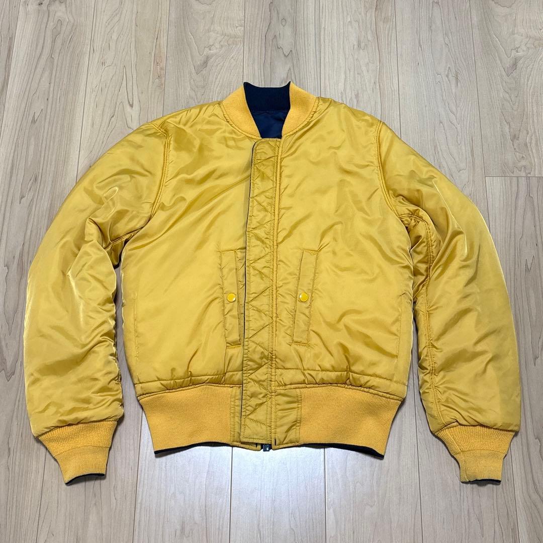 ALPHA MA-1 星条旗 リバーシブル TA0141-367 ネイビー M