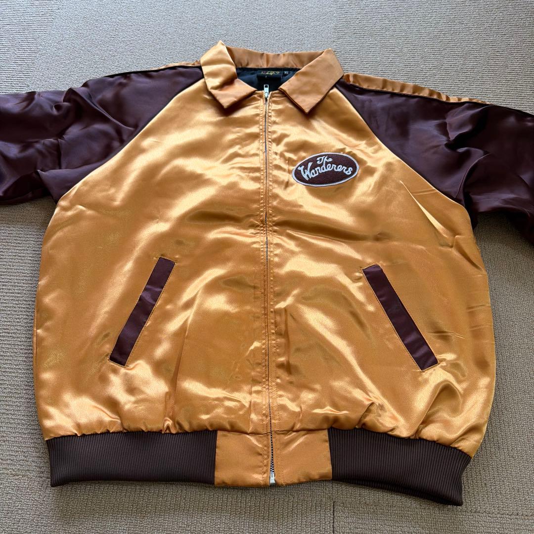 The Wanderers スカジャン ゴールド/ブラウン