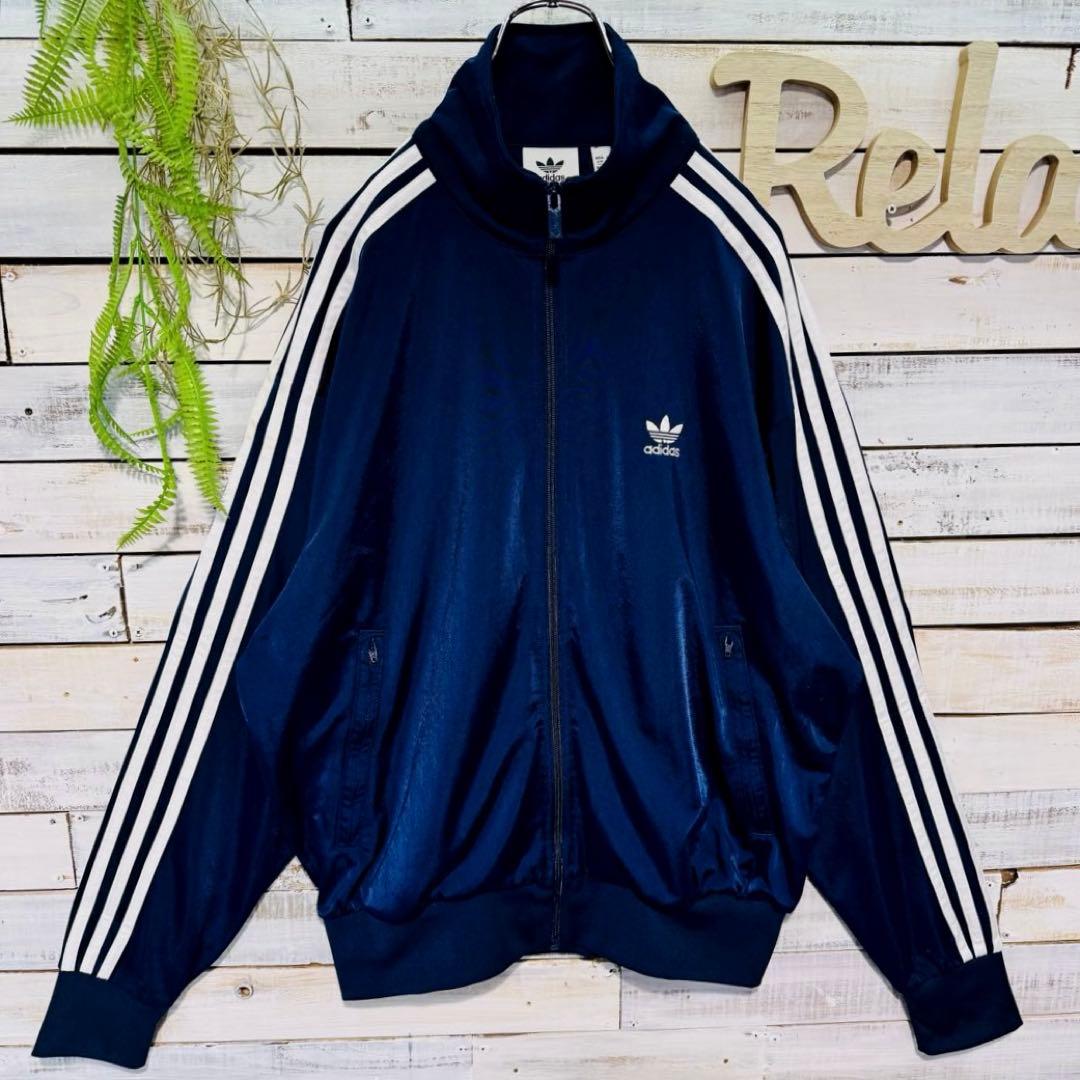 adidas トラックジャケット ネイビー L ファイヤーバード IR9893