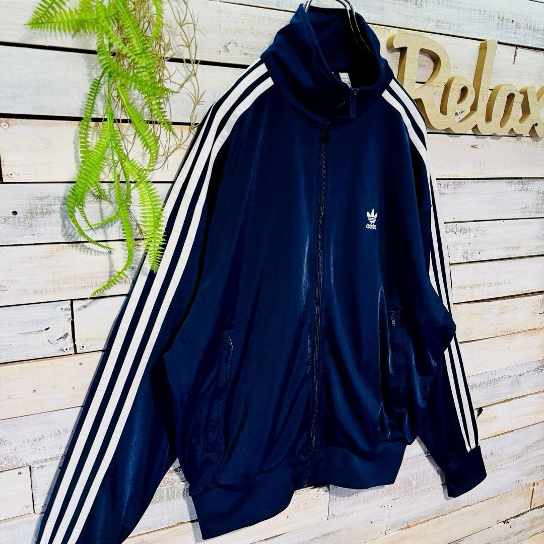 adidas トラックジャケット ネイビー L ファイヤーバード IR9893