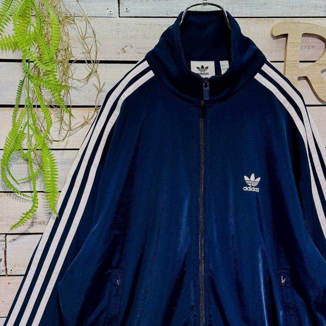 adidas トラックジャケット ネイビー L ファイヤーバード IR9893