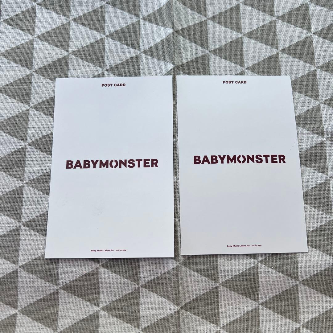 BABYMONSTER ベビモン B賞 ポストカード 2枚 会場抽選 アヒョン