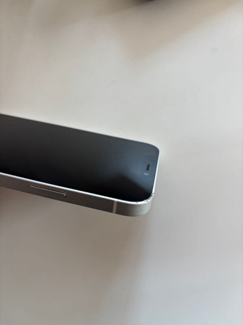 【液晶割れ無】iPhone12 (128GB)ホワイト本体+ Lightning