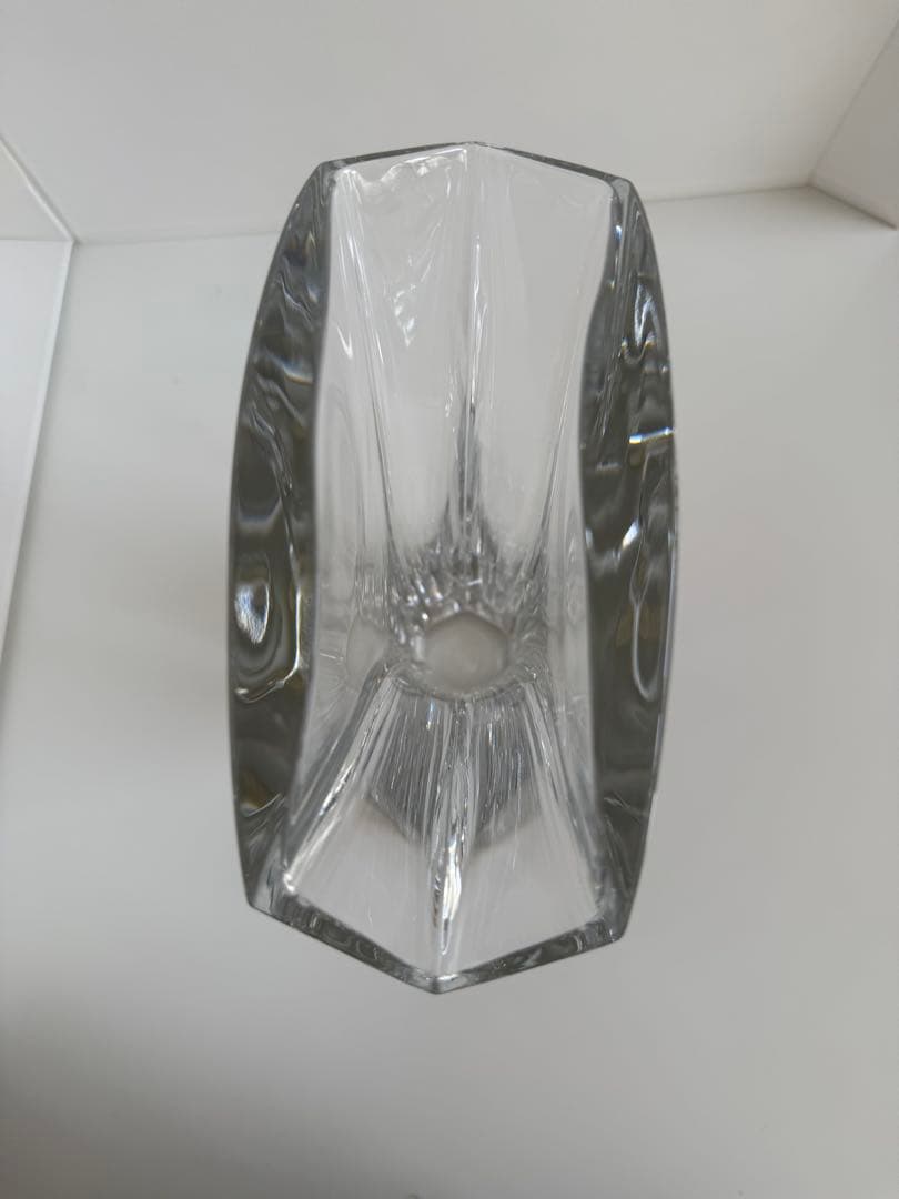 バカラ ギンコ クリスタルガラス 花瓶 大 24cm