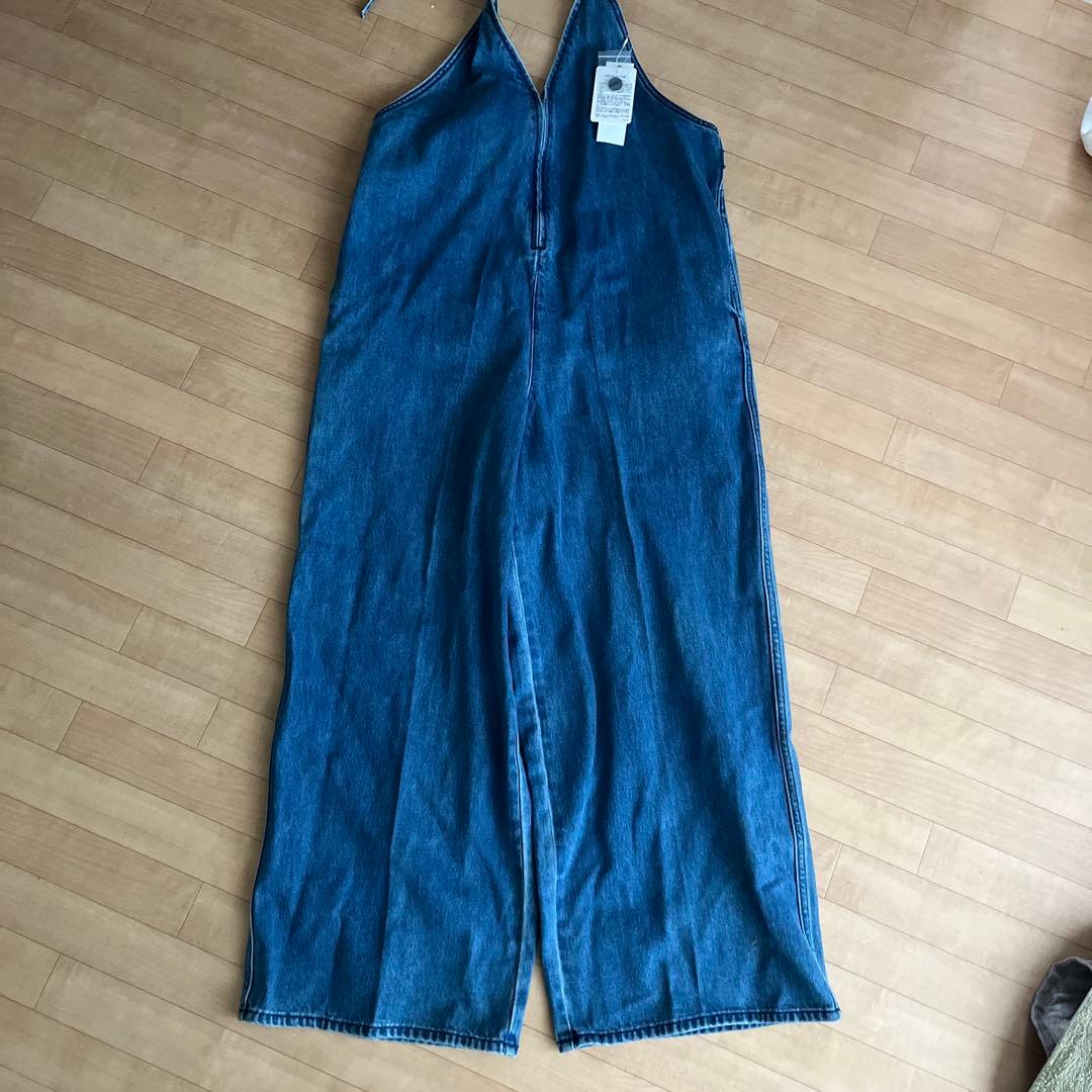 デニムサロペット フリーサイズ